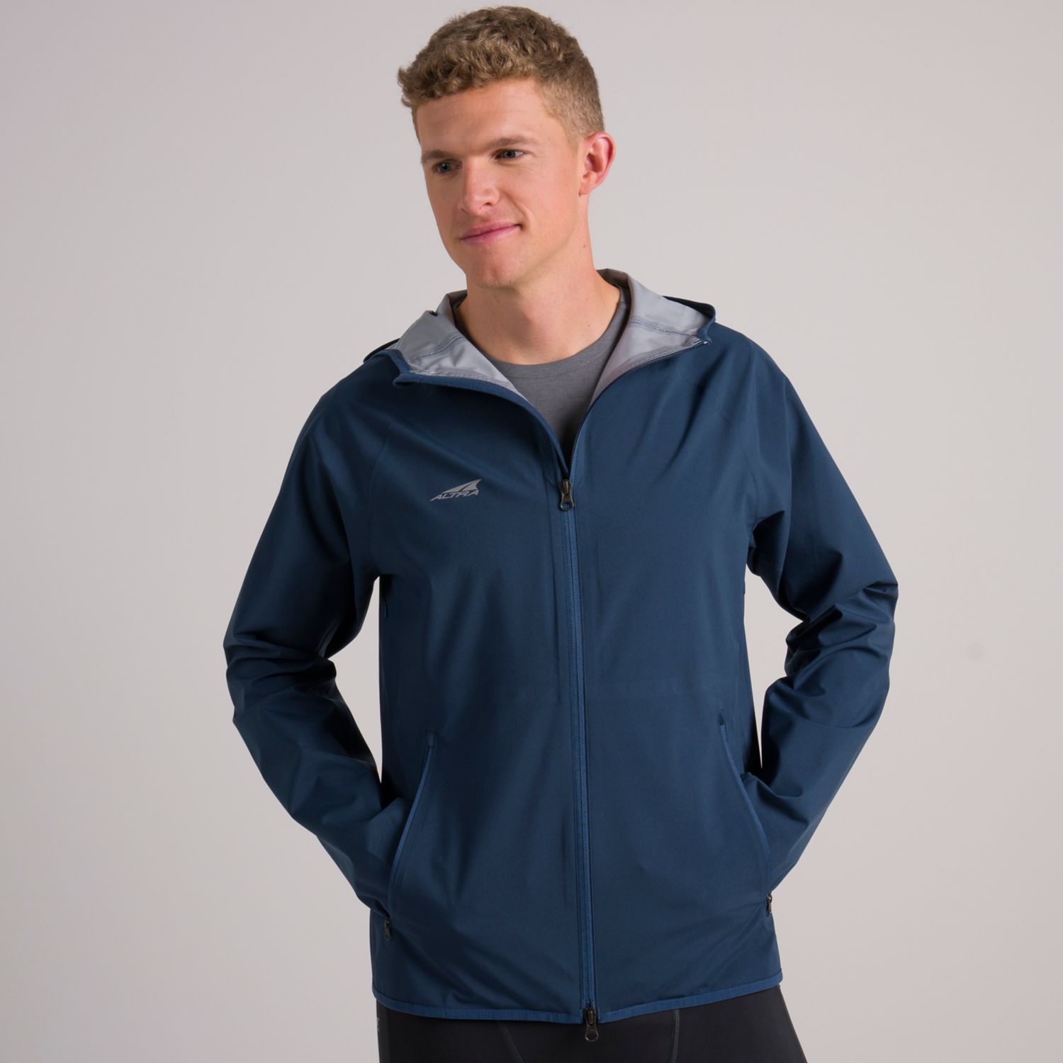 Altra Waterproof Men's Running Jackets Blue | South Africa-23704659